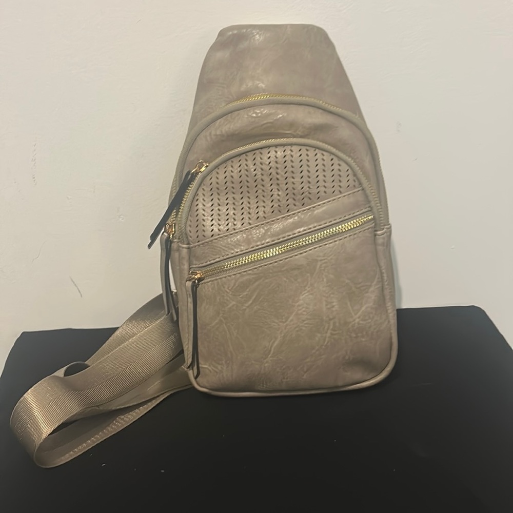 Vegan Le Miel Crossbody Mini Backpack NWT